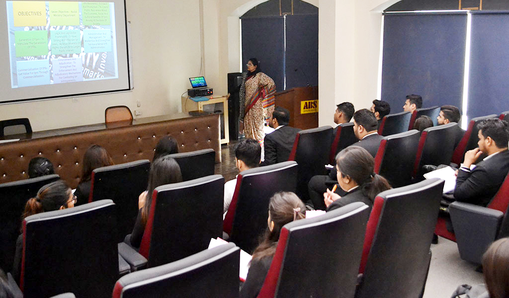 Asian Law College conducts an engrossing Academic Activity on Intellectual Property for B.A. LL.B students