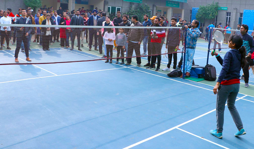 Standard of badminton tournament at AEG’s annual inter-college sports festival, ATHLEEMA 2020-Season 8 was absolutely top class!