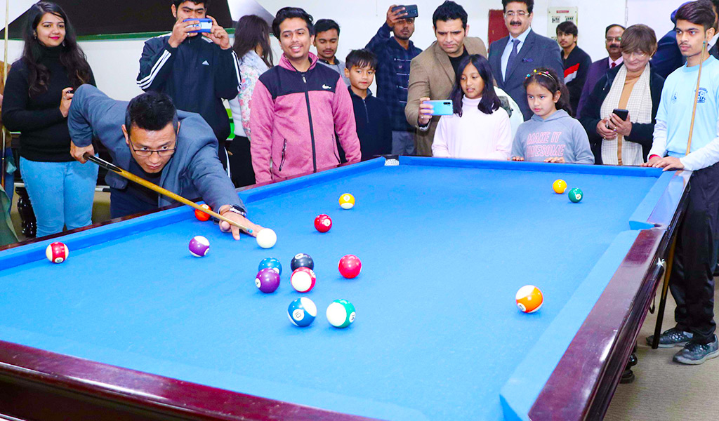 Cue-sport, Pool spots some great cuing skills of students at AEG’s 8th Annual Inter-College Sports Meet, ATHLEEMA 2020!