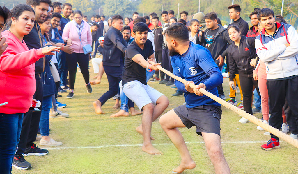 Power game of Tug-O-War adds fun to AEG’s 8th Annual Inter-College Sports Meet, ATHLEEMA 2020!