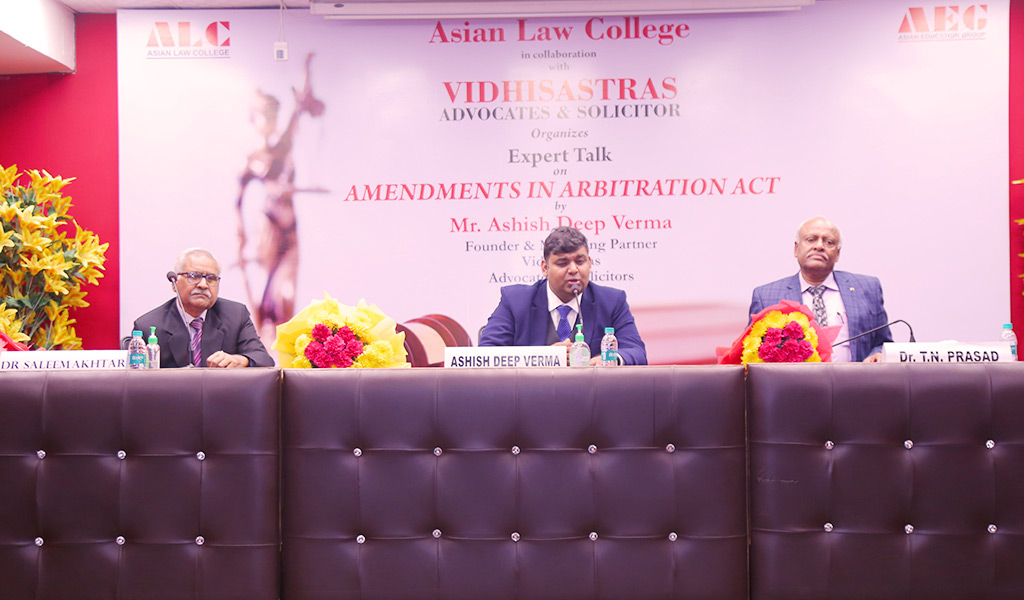 A master session on ‘Amendments in Arbitration Act’