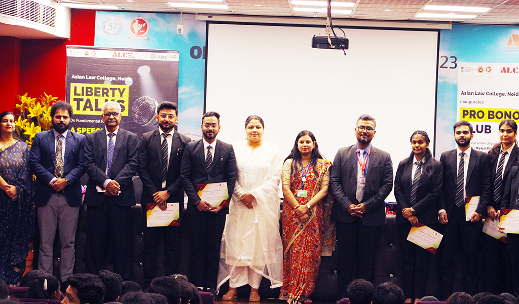 PRO-BONO CLUB INAUGURATION UNDER THE SCHEME OF MINISTRY OF LAW AND JUSTICE, GOVT. OF INDIA