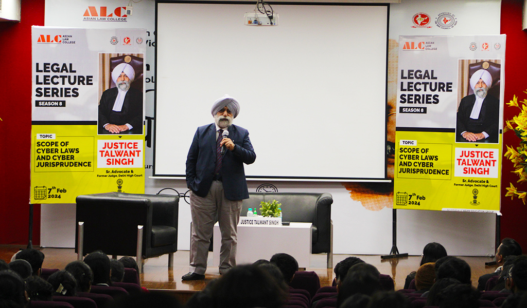 LEGAL LECTURE SERIES: THE SCOPE OF CYBER LAW AND CYBER JURISPRUDENCE BY JUSTICE TALWANT SINGH