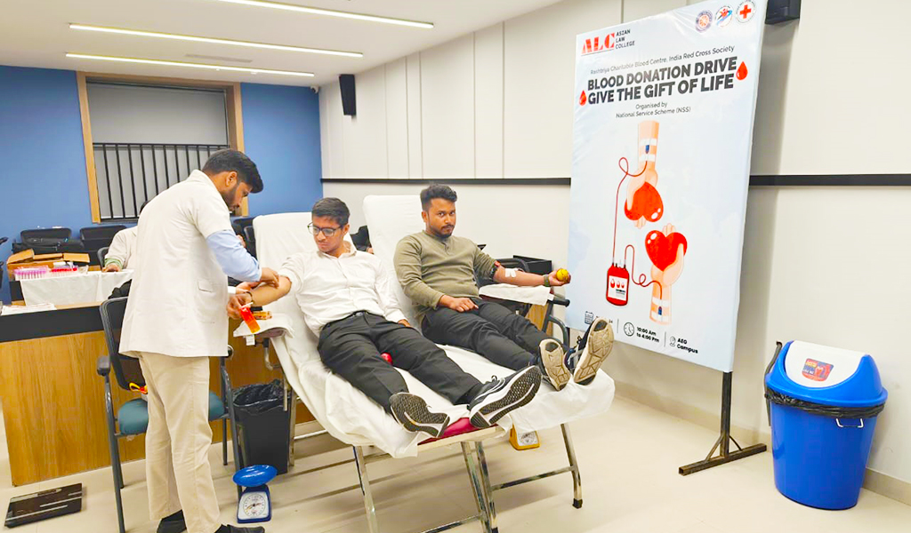 BLOOD DONATION CAMP ORGANIZED BY NSS