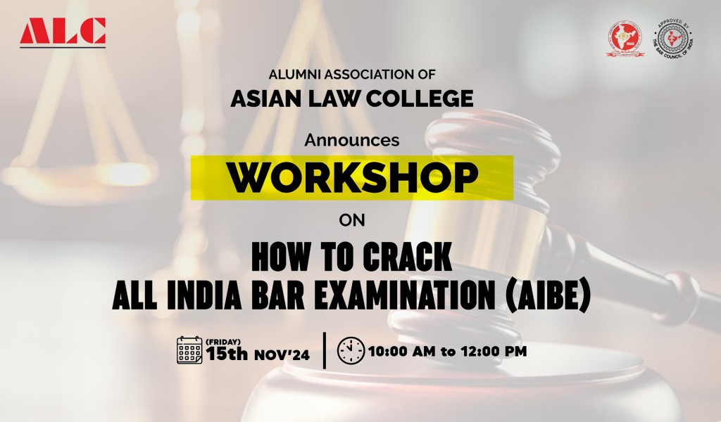 WORKSHOP: HOW TO CRACK ALL INDIA BAR EXAMINATION
