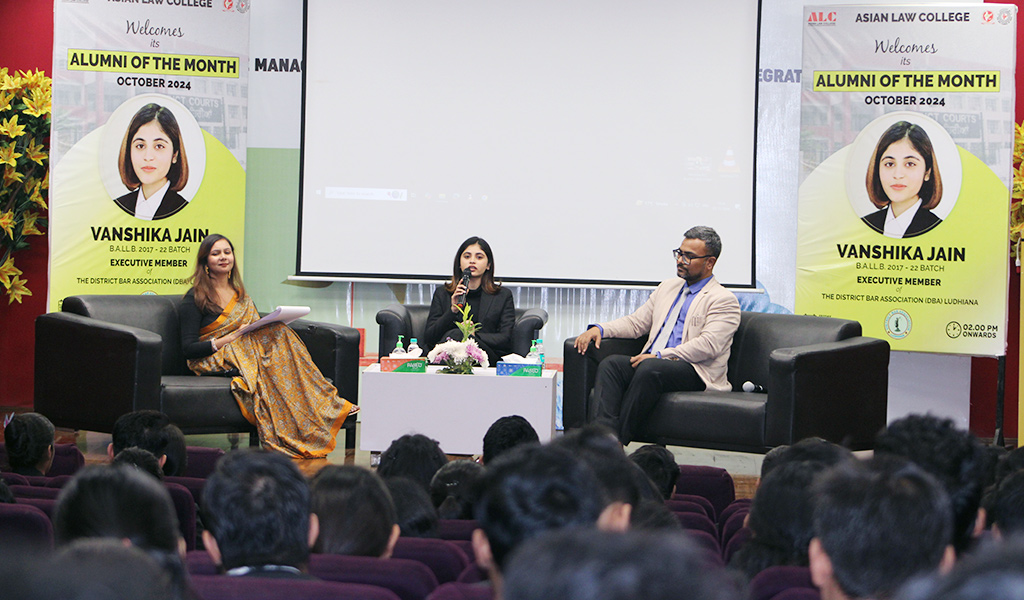 Coffee Chat with Ms. Vanshika Jain of B.A. LL. B. (2017-2022)